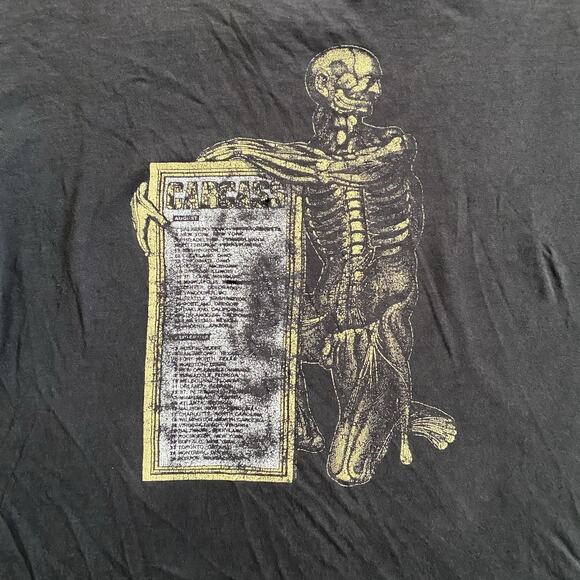 Vintage 90s Carcass Necroticism Death Metal Band Entombed Obituary T-Shirt XL - Picture 6 of 8